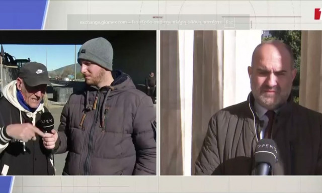 Άγριος καβγάς Μαρκόπουλου με αγρότη σε απ' ευθείας μετάδοση