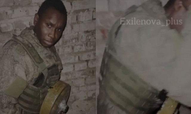 Αφρικανός μισθοφόρος φέρεται να εξωθείται σε επίθεση αυτοκτονίας στα ουκρανικά αναχώματα