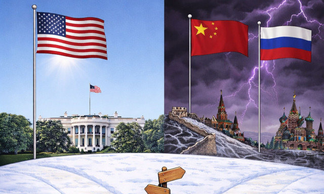 «Ή με εμάς ή με τους άλλους»: Το σκίτσο του Λευκού Οίκου για τη Γροιλανδία που άναψε φωτιές