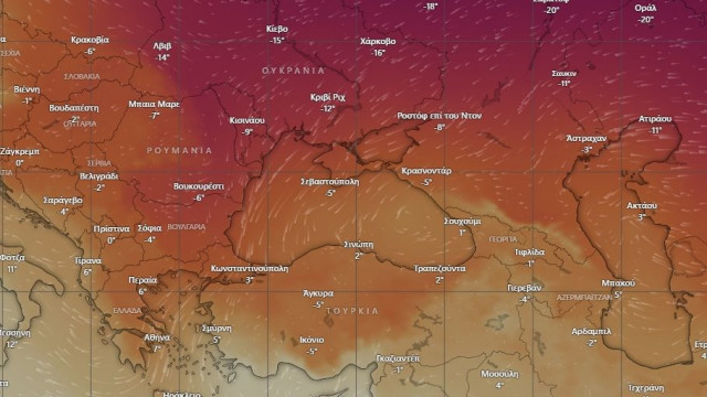 Καιρός: Επέλαση ψυχρής εισβολής από Ουκρανία - Η πρόβλεψη Τσατραφύλλια για τετραήμερο στο «ψυγείο»