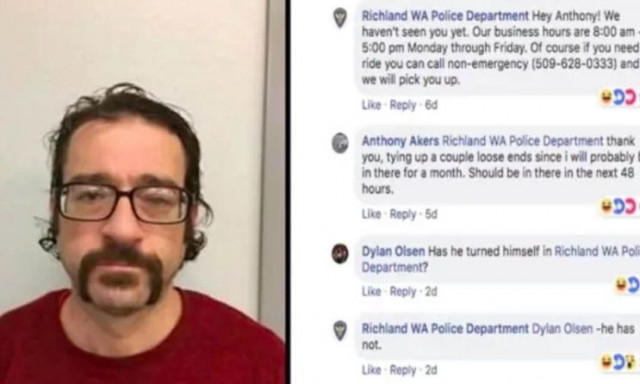 Βιρτζίνια: Η αστυνομία ψάχνει ύποπτο και εκείνος απαντά κάτω από τη φωτογραφία του!