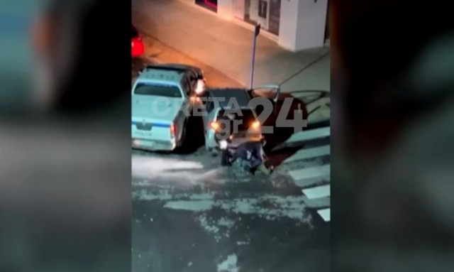 Κινηματογραφική καταδίωξη στο κέντρο του Ηρακλείου: Η στιγμή της σύλληψης του μεθυσμένου οδηγού