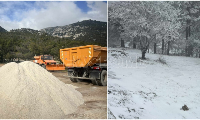 Στα «λευκά» η Πάρνηθα - Πότε «χτυπά» η κακοκαιρία την Αττική - Σε επιφυλακή ο κρατικός μηχανισμός