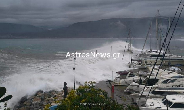 Άστρος: Νέο βίντεο δευτερόλεπτα μετά την τραγωδία με τον 52χρονο λιμενικό