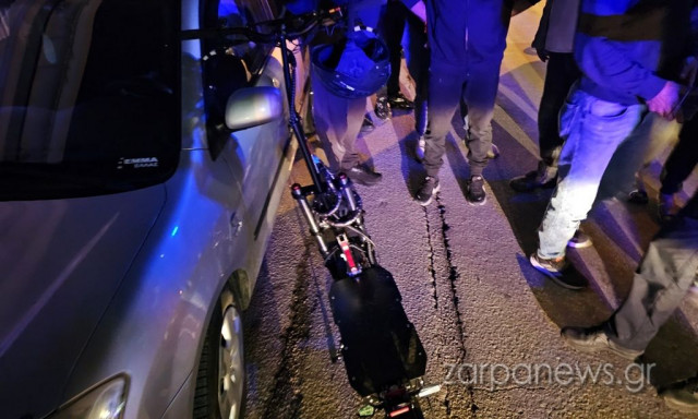 Χανιά: Τροχαίο με πατίνι στην οδό Κισσάμου - Ένας τραυματίας