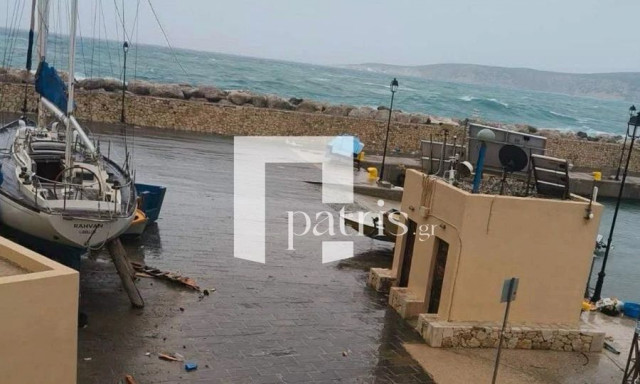 Ιεράπετρα: Βυθίστηκε σκάφος από τους θυελλώδεις ανέμους - Μεγάλες ζημιές στη Γαύδο