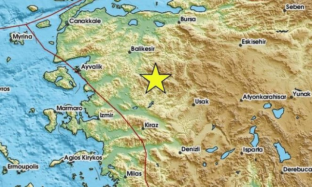 Ισχυρός σεισμός στην Τουρκία - Ταρακουνήθηκαν πολλές περιοχές