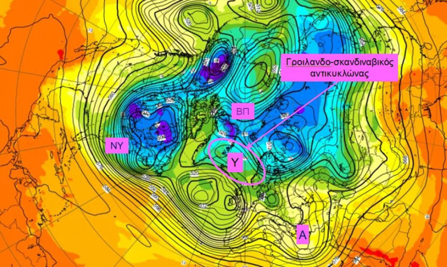 Καιρός: Ο γροιλανδο - σκανδιναβικός αντικυκλώνας φέρνει καταιγίδες - Η πρόβλεψη Ζιακόπουλου