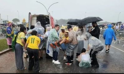 Βραζιλία: Κεραυνός έπεσε σε διαδήλωση υποστηρικτών του Μπολσονάρου  - Βίντεο