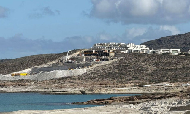 Μήλος: Παύση οικοδομικών εργασιών στο υπό ανέγερση ξενοδοχείο στον Μύτακα, αποφάσισε το ΣτΕ