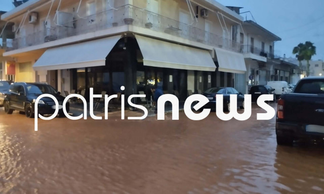 Κακοκαιρία Kristin: Πλημμύρες και απεγκλωβισμοί κατοίκων στην Ηλεία - Φωτογραφίες