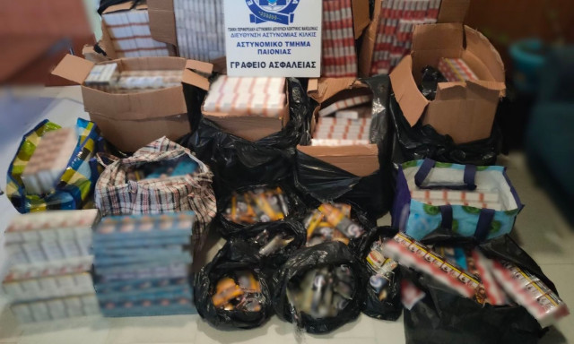 Θεσσαλονίκη: Έκρυβε στο σπίτι του και σε αποθήκη μεγάλη ποσότητα λαθραίων τσιγάρων