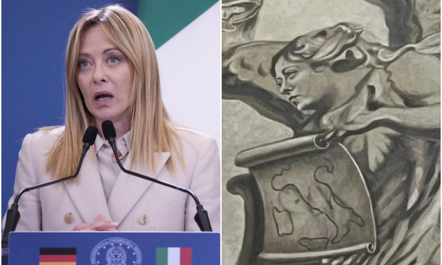 Θύελλα αντιδράσεων στην Ιταλία: Τοιχογραφία εκκλησίας παρουσιάζει την Μελόνι ως «άγγελο»