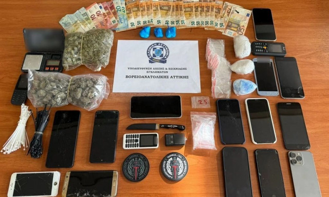 Εξαρθρώθηκε συμμορία που διακινούσε ναρκωτικά στη Βορειοανατολική Αττική