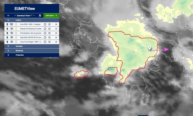 Καιρός: Προειδοποίηση Κολυδά για ισχυρές καταιγίδες σε δυτική και κεντρική Αττική τις επόμενες ώρες