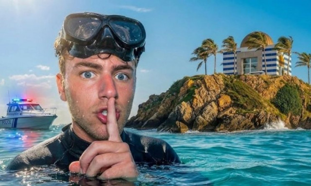 YouTuber μπήκε κρυφά στο νησί του Έπσταϊν: Τώρα βλέπει μαύρα… βανάκια έξω από το σπίτι του