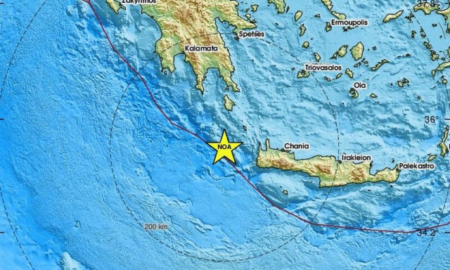 Χάρτης σεισμού