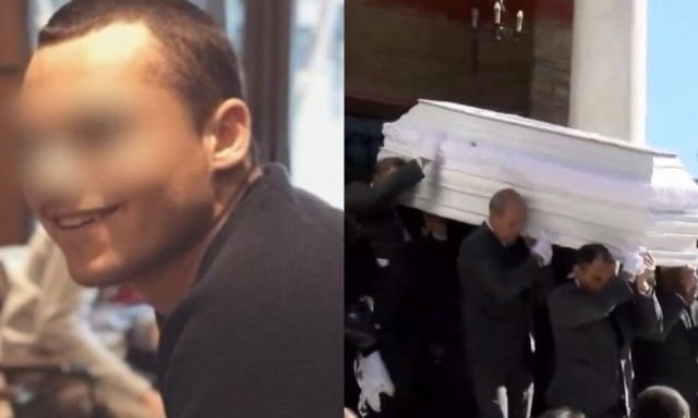 Σε κλίμα οδύνης η κηδεία του 27χρονου που δολοφονήθηκε στη Νέα Πέραμο - Κατέρρευσε η μητέρα του