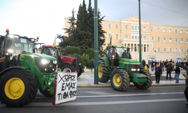 Με τρακτέρ στο Σύνταγμα οι αγρότες την Παρασκευή 13 Φεβρουαρίου