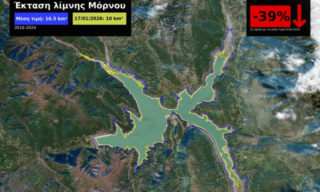 Βροχές στον Μόρνο: Ρεκόρ δεκαετίας τις πρώτες 39 ημέρες του 2026 - Δείτε τα γραφήματα