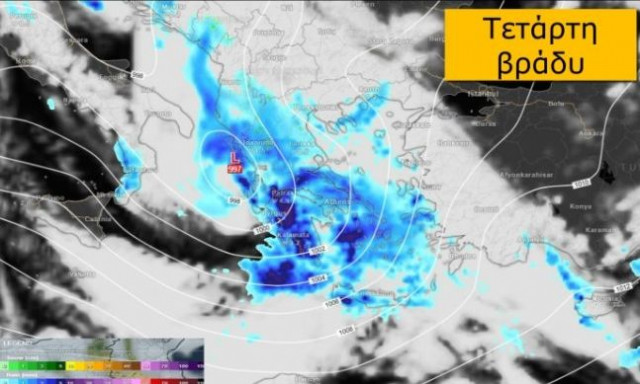 Καιρός: «Καμπανάκι» Κολυδά για σφοδρή κακοκαιρία – Οι δύσκολες 48 ώρες