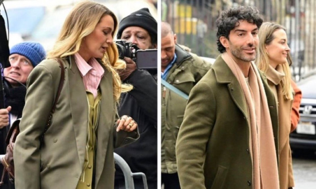 Αμηχανία! Μπλέικ Λάιβλι και Τζάστιν Μπαλντόνι φτάνουν ντυμένοι σχεδόν «ασορτί» στο δικαστήριο