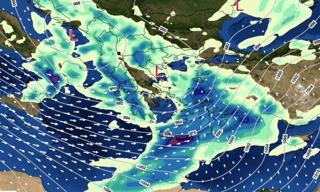 Καιρός: Νέο κύμα καταιγίδων το βράδυ - Οι περιοχές που θα βρεθούν στο επίκεντρο (Χάρτες)