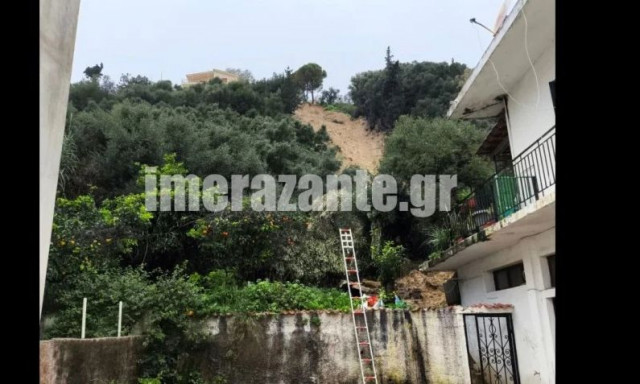 Ζάκυνθος: Κατολισθήσεις σε 3 οικισμούς - Εκκενώθηκαν σπίτια