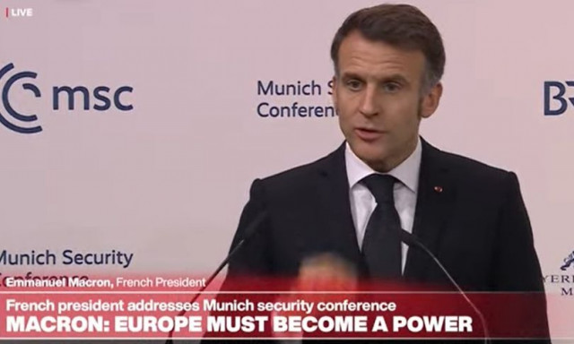 Διάσκεψη για την Ασφάλεια στο Μόναχο - Μακρόν: Η Ευρώπη πρέπει να γίνει γεωπολιτική δύναμη