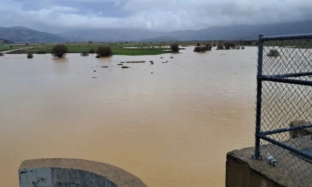 Κρήτη: «Ανάσα» στα αποθέματα νερού του φράγματος Αποσελέμη έφεραν οι έντονες βροχοπτώσεις - Βίντεο