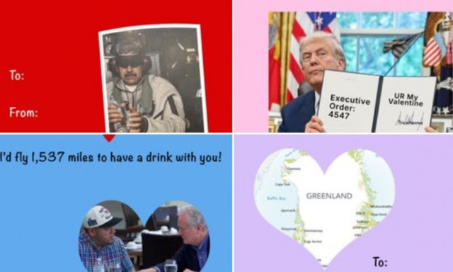 Ο Λευκός Οίκος γιορτάζει τον Άγιο Βαλεντίνο – Οι αστείες κάρτες με τα διπλωματικά υπονοούμενα