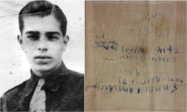 Καισαριανή: Το μαντήλι του Σπήλιου Αμπελογιάννη, ενός από τους 200 εκτελεσμένους