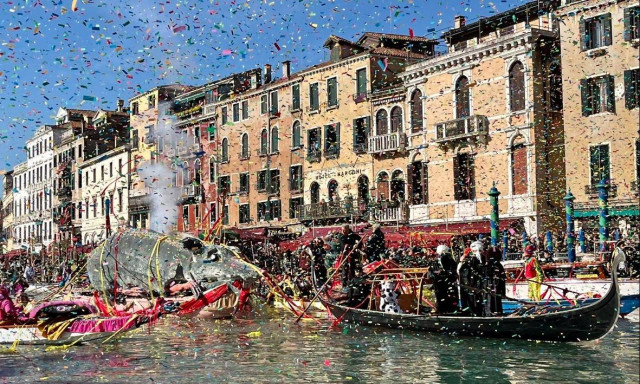 Απίστευτες εικόνες στη Βενετία: Ψάρια βγήκαν στη στεριά και πλημύρισαν τους δρόμους