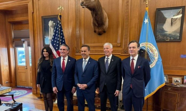 ΗΠΑ: Τριμερής Παπασταύρου με Μπέργκαμ και Ράιτ - Στρατηγική η ενεργειακή συνεργασία Ελλάδας-ΗΠΑ