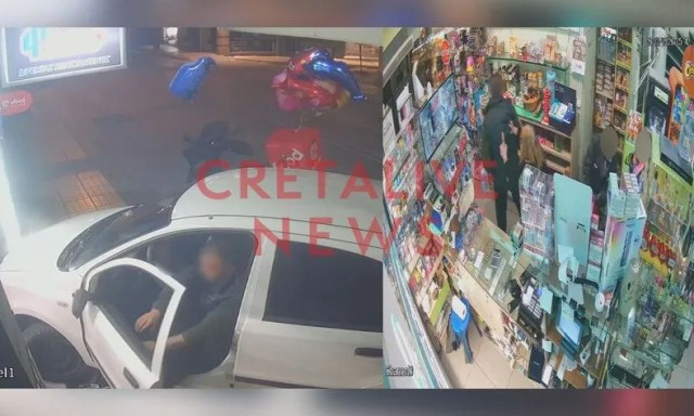 Ηράκλειο: «Πρώτα έσπρωξε τη γυναίκα μου στο δρόμο, μετά έπεσε με το αυτοκίνητο στο μαγαζί» - Βίντεο