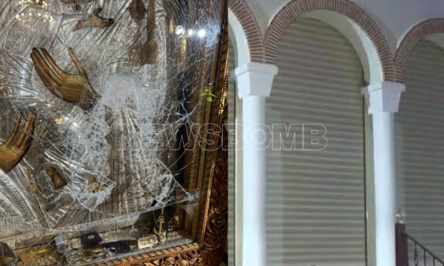 Ο ιερέας που τοποθέτησε ρολά ασφαλείας σε ναό του Κορυδαλλού μιλά στο Newsbomb - «Φοβόμαστε πολύ»