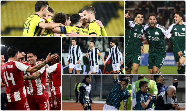 Super League: «Φουντώνει» η μάχη κορυφής και Ευρώπης - Το πρόγραμμα μέχρι το τέλος