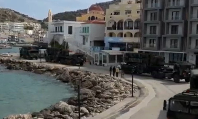 Έφτασαν στην Κάρπαθο οι πύραυλοι Patriot - Δείτε βίντεο με την μεταφερόμενη συστοιχία