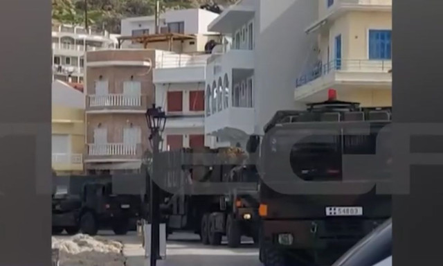 Έφτασαν στην Κάρπαθο οι πύραυλοι Patriot - Δείτε βίντεο με την μεταφερόμενη συστοιχία