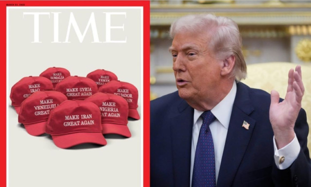 Περιοδικό Time: Το εξώφυλλο για τους πολέμους του Τραμπ - «Κάντε το Ιράν μεγάλο ξανά»