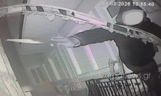 Χανιά: Καρέ καρέ η διάρρηξη σε ιατρείο καρδιολόγου