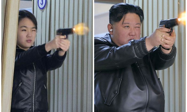 Ο Κιμ Γιονγκ Ουν και η κόρη του σε άσκηση σκοποβολής - Ενισχύονται τα σενάρια ότι θα τον διαδεχθεί