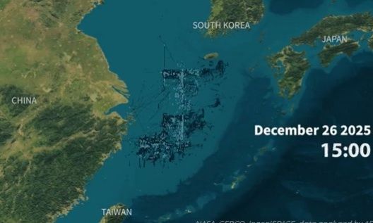 «Υποψίες» προκαλούν χιλιάδες κινεζικά σκάφη σε σχηματισμούς ανοιχτά της Ταϊβάν