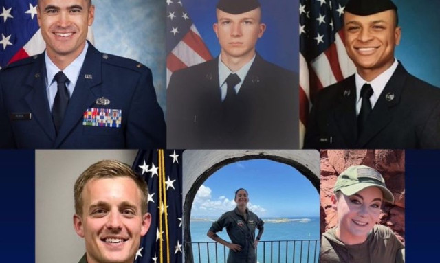 ΗΠΑ: Ανακοίνωσαν τα ονόματα των έξι νεκρών από την συντριβή στρατιωτικού αεροσκάφους
