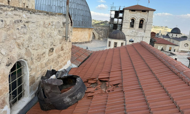 Ισραήλ: Συντρίμμια πυραύλων έπεσαν κοντά στην εκκλησία του Πανάγιου Τάφου