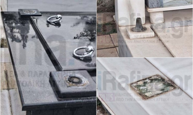 Ραφήνα: Βανδαλισμοί και κλοπές στο νεκροταφείο – «Εκτεταμένη καταστροφή, υπάρχει μεγάλη πικρία»