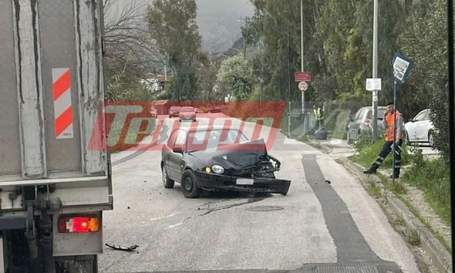 Πάτρα: Σφοδρή σύγκρουση οχημάτων στα Συχαινά - Φωτογραφίες