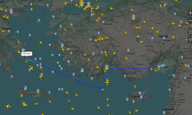 Τουρκικές αναφορές για ελληνικό αεροσκάφος της Πολεμικής Αεροπορίας στο Ιντσιρλίκ