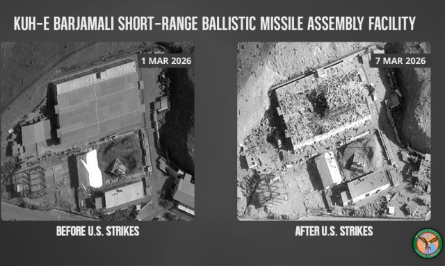 Εκτός λειτουργίας εγκαταστάσεις βαλλιστικών πυραύλων στο Ιράν μετά από αμερικανικό πλήγμα