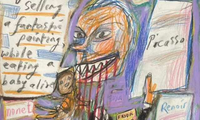 Βρετανία: Σάλος για γκαλερί με «έργα τέχνης» που απεικονίζουν Εβραίους να τρώνε μωρά